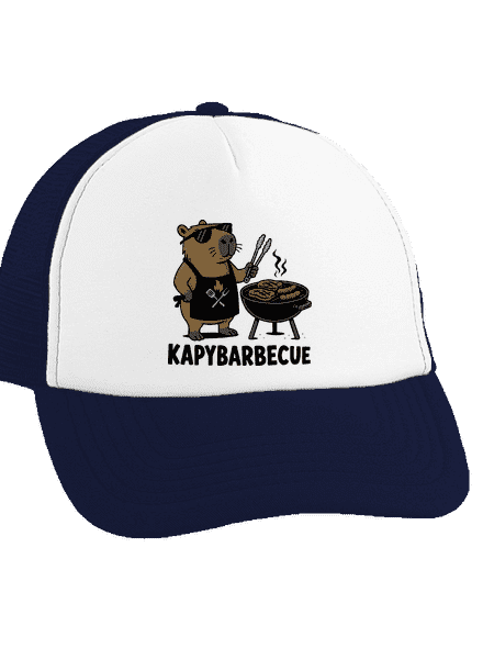 Kapybarbecue kšiltovka truckerka French Navy cap