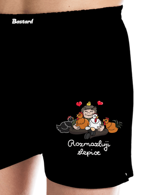 Rozmazluji slepice pánské trenky Black