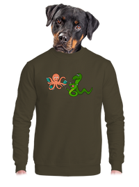 unisex mikina bez kapuce