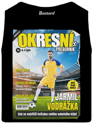 Fotbalová hvězda pánské tílko Black