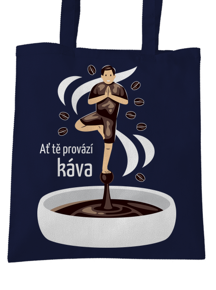 Káva provází taška French Navy