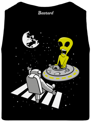 Vesmírný přechod pánské tílko Black