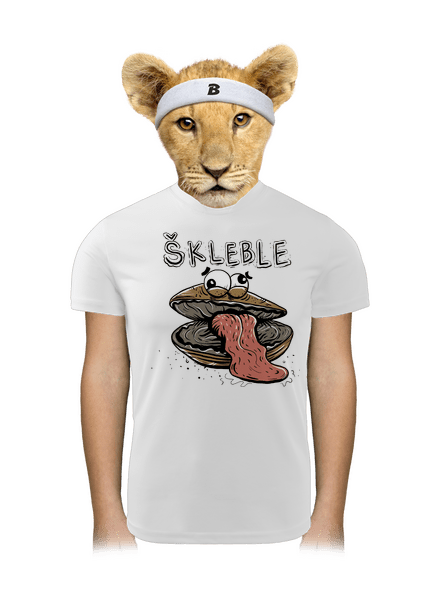 Škleble dětské sportovní tričko White