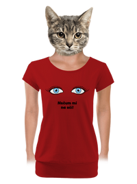 dámské tričko s lemem