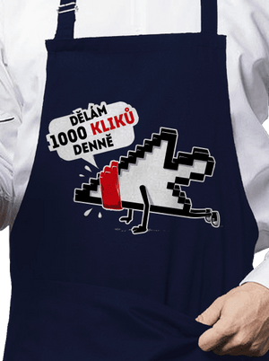 Klikař zástěra Navy