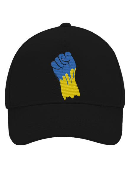 Ukrajina - Ruka kšiltovka baseballka Black
