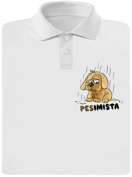 Pesimista  pánská polokošile White