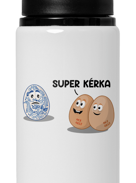 Super kérka lahev na vodu White
