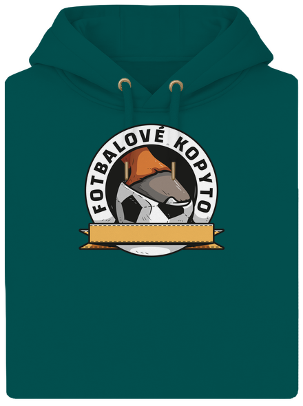 Fotbalové kopyto unisex mikina premium Emerald Green