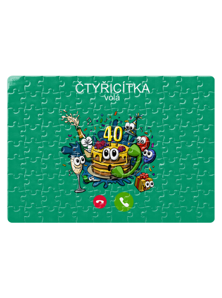 Narozeniny volají puzzle White