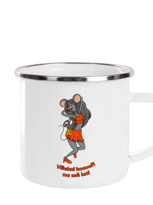 Myška plecháček White