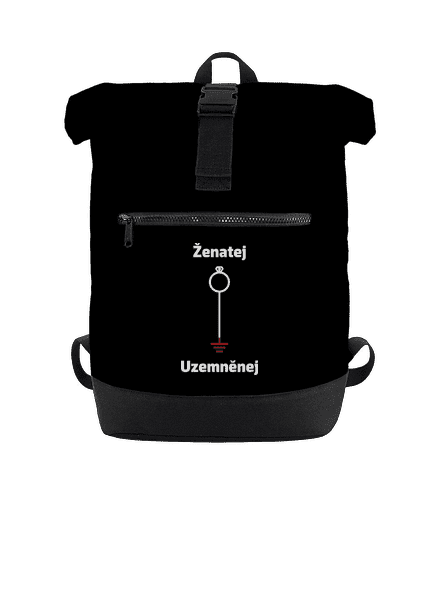 Ženatej a uzemněnej batoh Black
