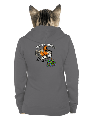 Wago svorka dámská mikina na zip Steel Gray