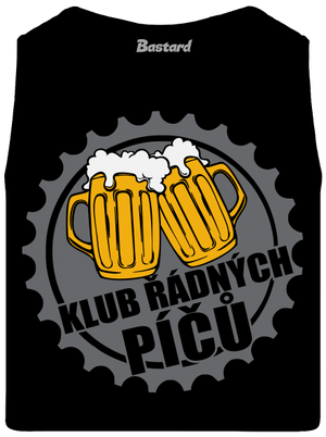 Klub řádných píčů pánské tílko Black