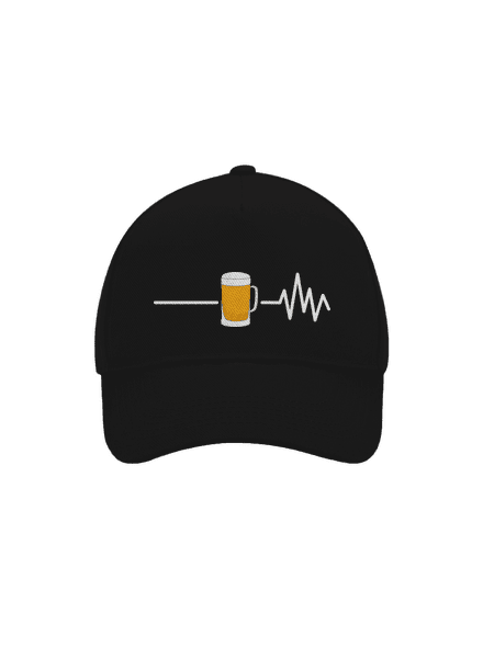 Beer help kšiltovka baseballka Black