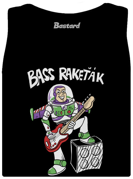 Bass Rakeťák dámské tílko klasické Black