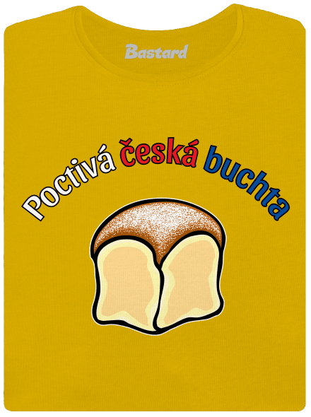 Poctivá buchta a klobása dámské tričko Yellow