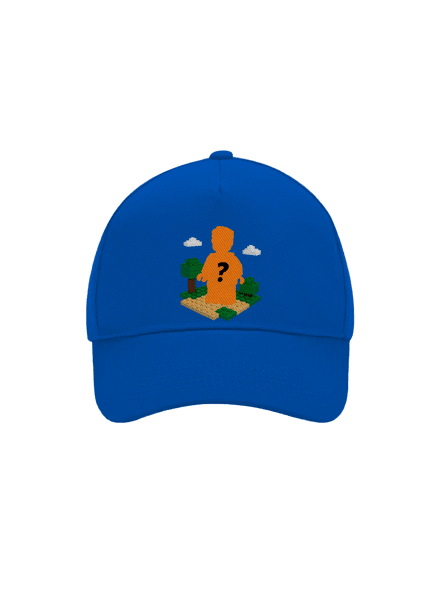 Lego postava z vlastní fotky kšiltovka baseballka Bright Royal