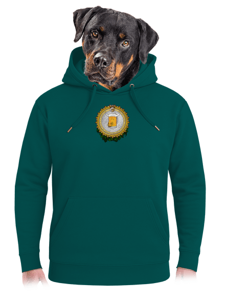 Pivní horoskop: Býk unisex mikina premium Emerald Green