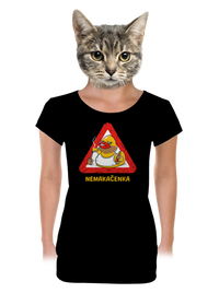dámské tričko s lemem
