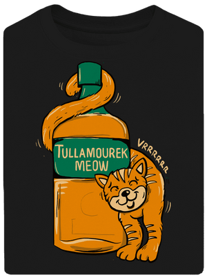 Tullamourek unisex tričko oversized Black