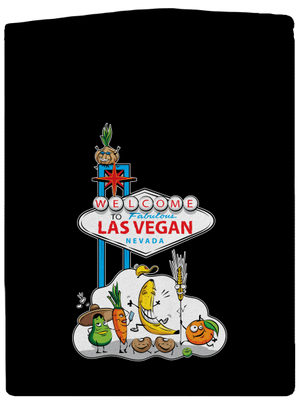 Las Vegan dámská mikina na zip Black