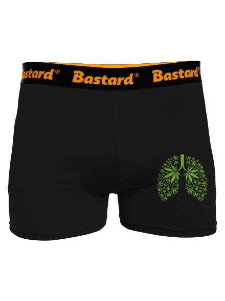 Ganja plíce boxerky Black