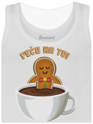 Peču na to! dámské tílko klasické White