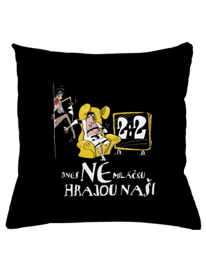 Hrajou naši polštář Black