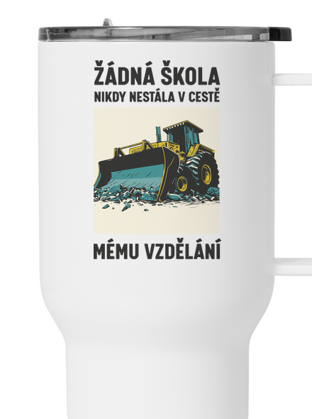 Žádná škola termohrnek White