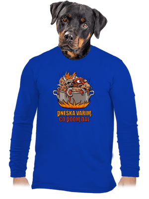 Co Doom dal pánské dlouhý rukáv Royal Blue