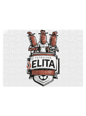Fotbalová jelita puzzle White