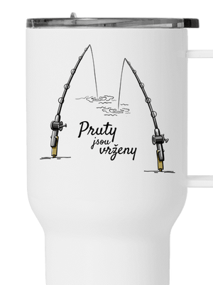 Pruty jsou vrženy termohrnek White