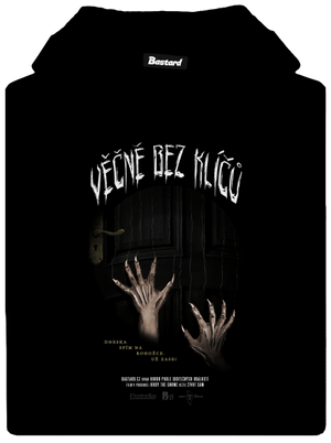 B13: Věčně bez klíčů dámská mikina klokanka Black