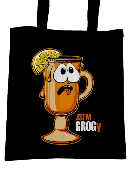 Jsem grogy taška Black