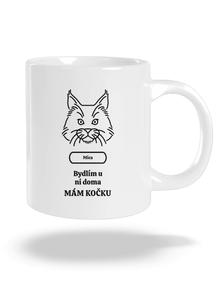 Nemůžu, mám kočku velký hrnek White