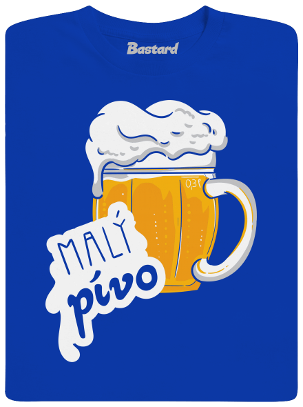 Velký a malý pívo dětské tričko Royal Blue
