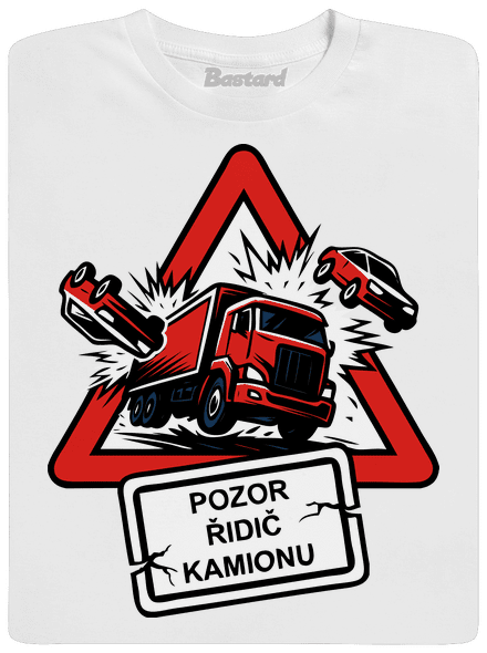 Řidič kamionu dětské tričko White