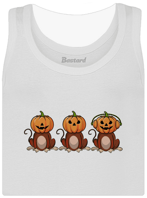 Halloween opičky dámské tílko klasické White