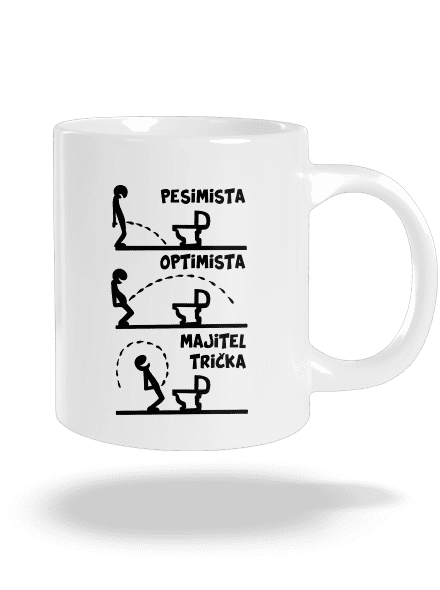 Optimista velký hrnek White