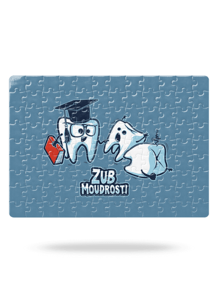 Zub moudrosti puzzle White