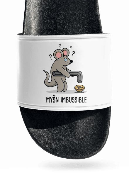 Myšn Imbussible pantofle White