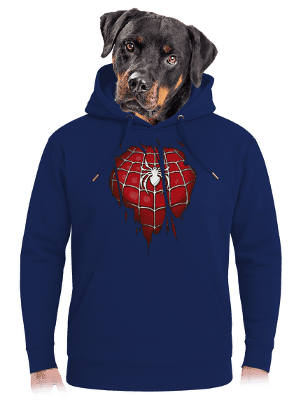Spider Inside unisex mikina premium Navy