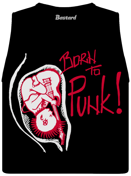 Born to punk dámské tílko volné Black