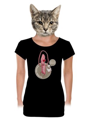 dámské tričko s lemem