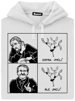 Cimrman: Copak jmelí dámská mikina klokanka White