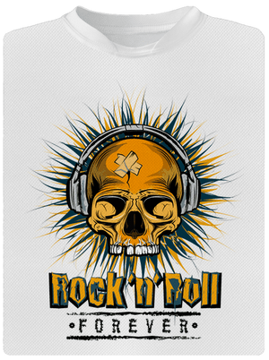 Rock'n'Roll forever dětské sportovní tričko White