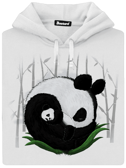 Dvě spící pandy dámská mikina klokanka White