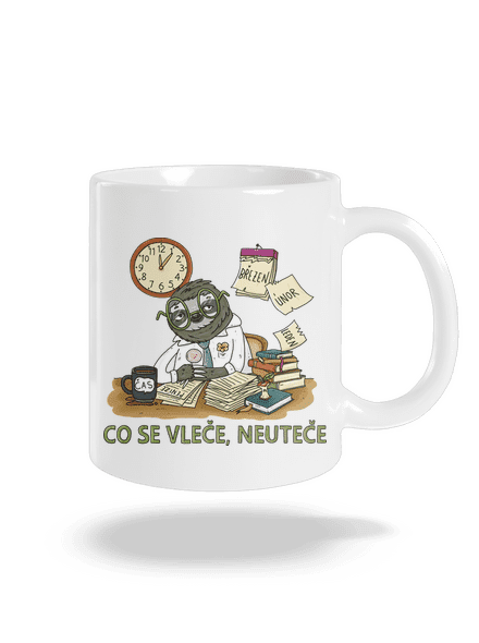 Co se vleče, neuteče klasický hrnek White