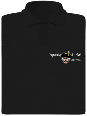 Spadlo ti to pánská polokošile Black